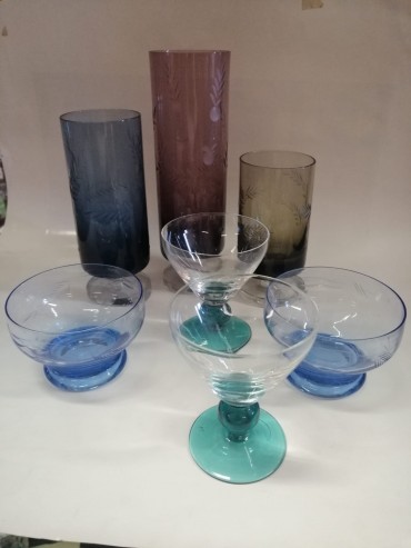 Conjunto de taças e copos