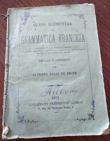 CURSO ELEMENTAR DE GRAMMATICA FRANCEZA