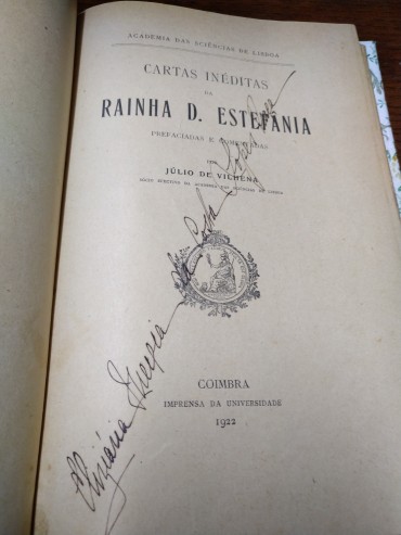 CARTAS INÉDITAS DA RAINHA D. ESTEFÂNIA