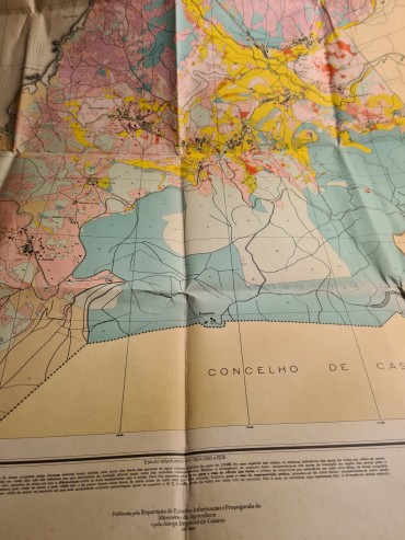 CARTA AGRÍCOLA DA REGIÃO DE COLARES 1938