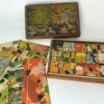 Puzzle cubos em madeira, anos 50 
