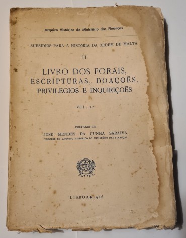 SUBSIDIOS PARA A HISTÓRIA DA ORDEM DE MALTA