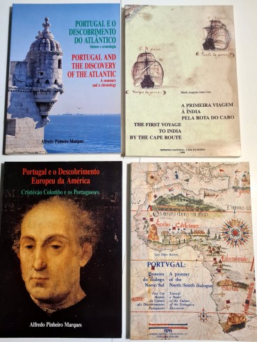 4 LIVROS SOBRE OS DESCOBRIMENTOS PORTUGUESES 