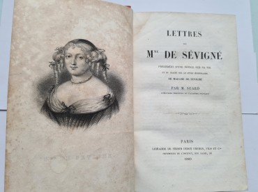 LETTRES DE Mme DE SEVIGNE / PRECEDEES D'UNE NOTICE SUR SA VIE ET DU TRAITE SUR LE STYLE EPISTOLAIRE.