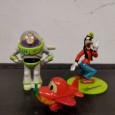 3 figuras PVC e plástico da Disney: Dusty, Buzz Lightyear e Pateta