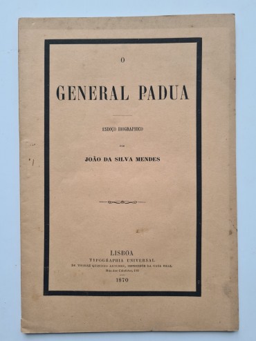 O GENERAL PADUA ESBOÇO BIOGRÁPHICO