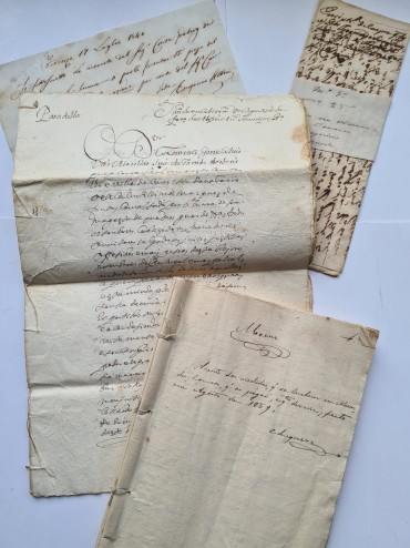 MANUSCRITOS DO SÉC XVIII E XIX