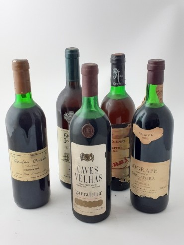 5 garrafas - Vinho diverso