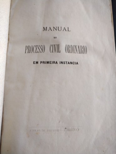 PROCESSO CIVIL ORDINÁRIO - 2 VOLUMES