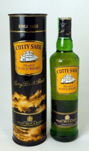 Cutty Sark scotch whisky