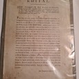 EDITAL SOBRE MADEIRAS -1820