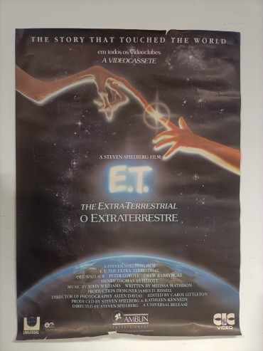 Cartaz «E.T. - O Extraterrestre - STEVEN SPIELBERG»