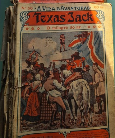 BANDA DESENHADA A VIDA D´AVENTURAS TEXAS JACK O TERROR DOS INDIOS