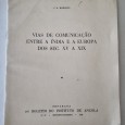 VIAS DE COMUNICAÇÃO ENTRE A ÍNDIA E A EUROPA DOS SEC. XV A XIX