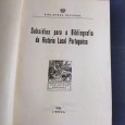 SUBSIDIOS PARA A BIBLIOGRAFIA DA HISTÓRIA LOCAL PORTUGUESA