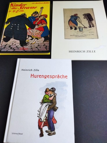 Três livros sobre Heinrich Zille