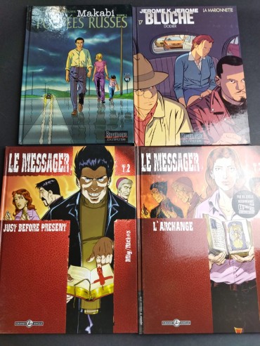 Quatro livros de Banda Desenhada