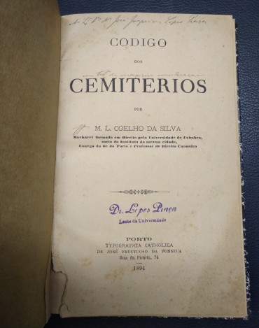 CODIGO DOS CEMITERIOS