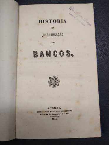 HISTORIA DA ORGANIZAÇÃO DOS BANCOS