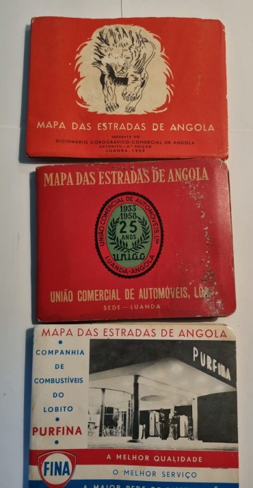 MAPAS DE ESTRADAS  DE ANGOLA
