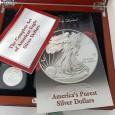 «The complete set of American Eagle Silver Dollars»