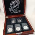 «The complete set of American Eagle Silver Dollars»