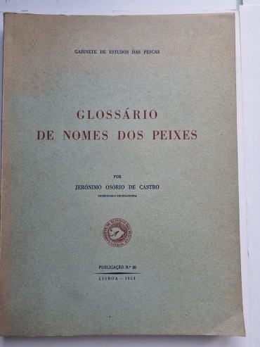 GLOSSÁRIO DE NOMES DOS PEIXES 