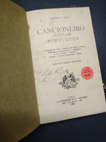 CANCIONEIRO POPULAR PORTUGUEZ - 2 TOMOS