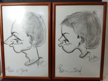 Dois retratos «Cartoons»
