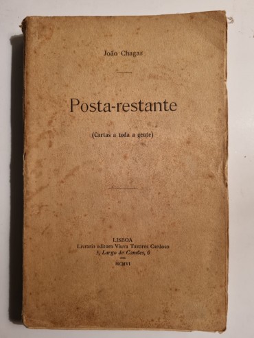 POSTA – RESTANTE (CARTAS A TODA A GENTE) PRIMEIRA EDIÇÃO