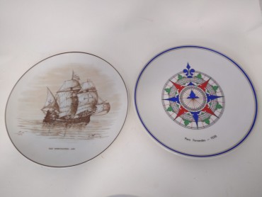 Dois pratos «Museu da Marinha»
