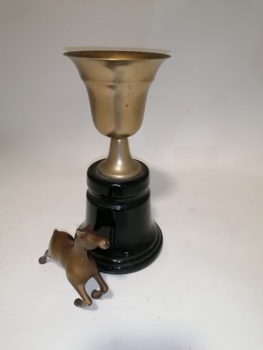 Taça e cavalo