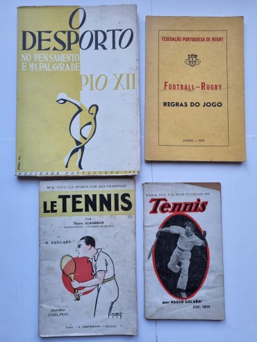 4 LIVROS SOBRE DESPORTO 