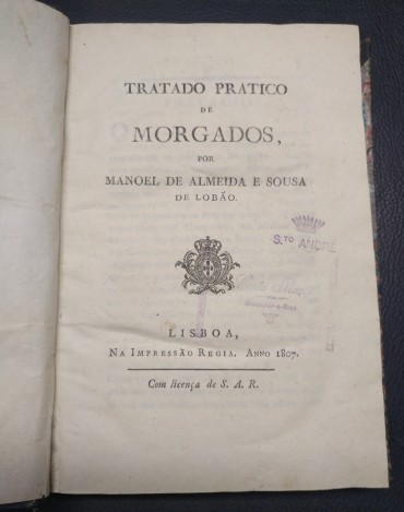 TRATO PRATICO DE MORGADOS