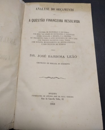 ANALYSE DO ORÇAMENTO OU A QUESTÃO FINANCEIRA RESOLVIDA