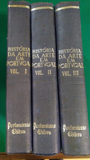 HISTÓRIA DA ARTE EM PORTUGAL - 3 VOLUMES