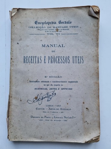 MANUAL DE RECEITAS E PROCESSOS UTEIS