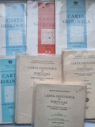 CARTAS GEOLÓGICAS PORTUGAL E ANGOLA