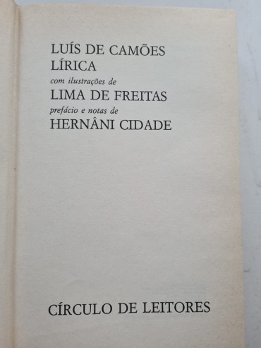 LUÍS DE CAMÕES LÍRICA 