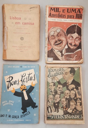 Conjunto de quatro livros Humorísticos	