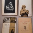 Conjunto de quatro livros sobre Museus	