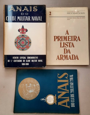 Três Livros da Armada e Anais do Clube Militar de Lisboa	