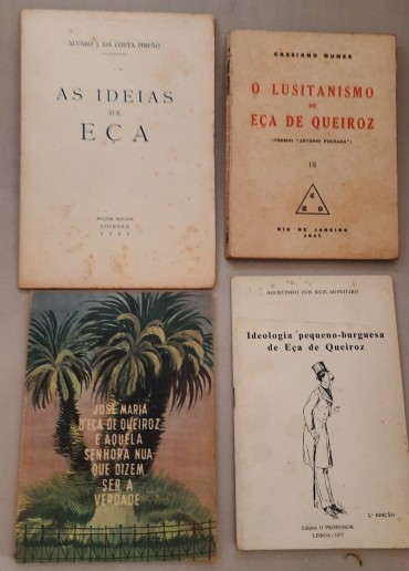 Quatro  livros sobre o Eça de Queiroz