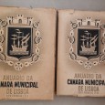 Dois Volumes do Anuario da Camara Municipal de Lisboa	