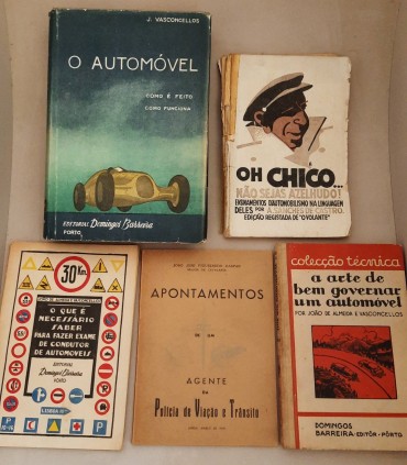 Cinco livros sobre Viação e Trânsito