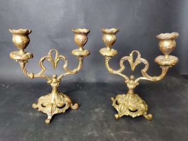 Par de candelabros