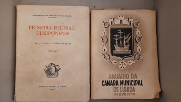 Dois livros da Camara Municipal de Lisboa