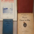 Conjunto de quatro livros sobre Navios e guerra no Mar	