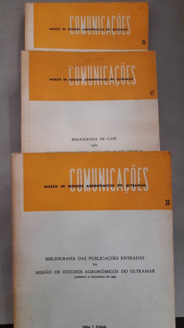 Quatro livros sobre Culuras de Café e de Chá