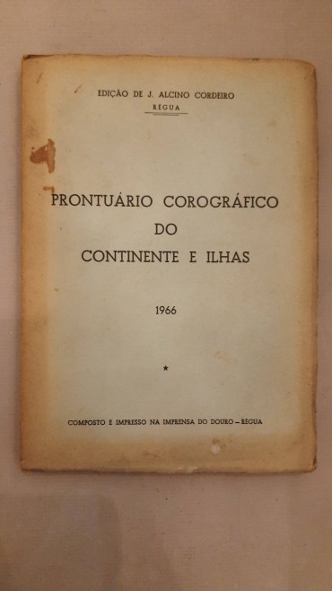 Prontuário Corográfico do Continente e Ilhas 1966